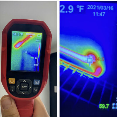 Recherche de fuite Caméra thermique