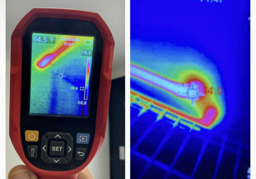 Recherche de fuite Caméra thermique